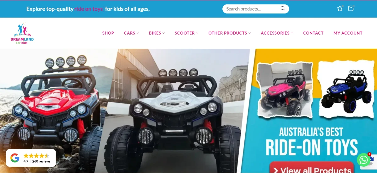 Dreamland for Kids Website and SEO Done by Bibek Chaudhari