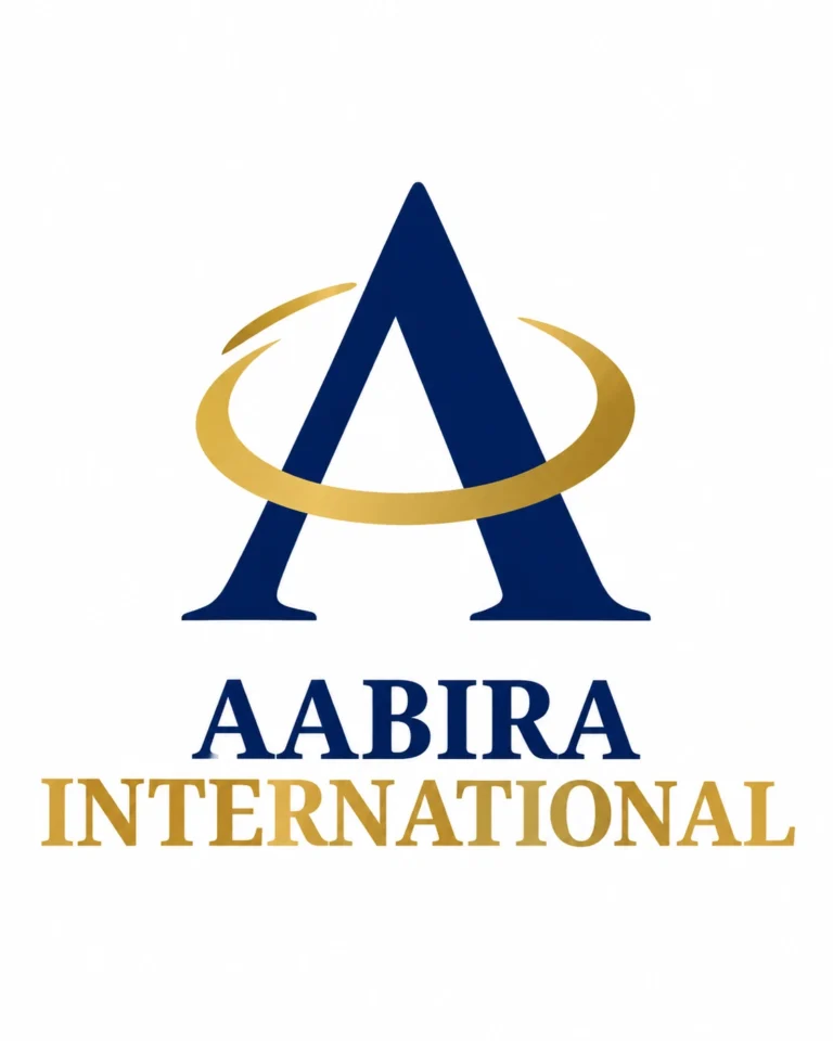 aabira international website logo by bibek chaudhari