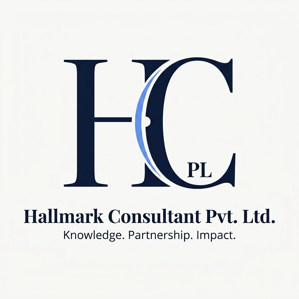 hallmark consultation website logo by bibek chaudhari